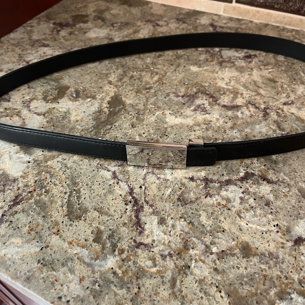 Black and Silver Classic Belt Accessory